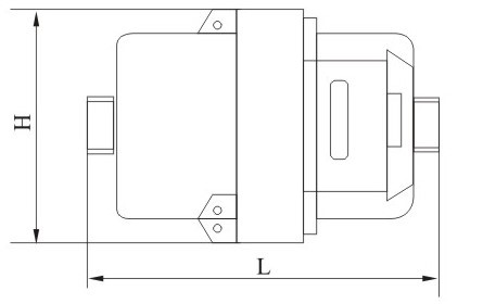 立(li)式容積式水表(biao)外形尺寸圖